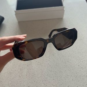 PRADA sunglasses PR 17WS tortoise/brown